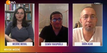 EVDE MÜZİK – MEDİNE MERAL -KONUKLARl_- SEMİH YAKUPOGLU VE OGÜN ACAR 16.06.2020
