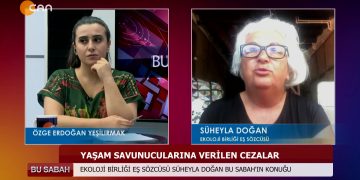 BU SABAH – ÖZGE ERDOGANYEŞİLIRMAKİLE EKOLOJİBİRLİGİEŞ SÖZCÜSÜ SÜHEYLA DOGAN – 09.07.2020