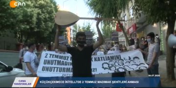CANA YANSIYANLAR -İKİTELLİ’DE 2 TEMMUZ MADIMAK ANMASI- 07.07.2020