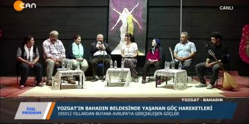 ÖZEL PROGRAM – YOZGArlN SORGUN İLÇESİBAHADIN HALKIAVRUPA’YA GÖÇYILLARINIANLATIYOR – 22.07.2020