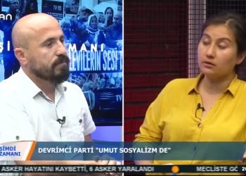 ŞİMDİZAMANI- SEZGİN KARTALVE DEVRİMCİPARTİ GENEL BAŞKANIBURCUGÜL ÇUBUK – 09.07.2020