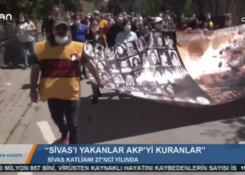 SİVAS’IYAKANLAR AKP’YİKURANLARDIR – ALEV LER, KATLİAMiN 27.YIUNDA MADIMAK ÖNÜNDEN SESLENDİ