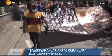 SİVAS’IYAKANLAR AKP’YİKURANLARDIR – ALEV LER, KATLİAMiN 27.YIUNDA MADIMAK ÖNÜNDEN SESLENDİ