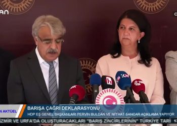 CANAKTÜEL – HDP BARIŞA ÇAGRIDEKLARASYONU – 31.08.2020