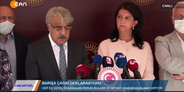 CANAKTÜEL – HDP BARIŞA ÇAGRIDEKLARASYONU – 31.08.2020