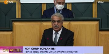 HDP Grup Toplantısı – HDP Eş Genel Başkanı Mithat Sancar Konuşuyor