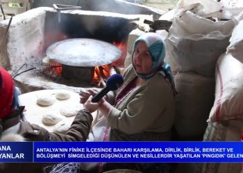 Antalya’nın Finike ilçesinde baharı karşılama, Dirlik, Birlik,Bereket ve bölüşmeyi simgelediği düşünülen ve nesillerdir yaşatılan ‘pıngıdık’ geleneği, CANA YANSIYANLAR