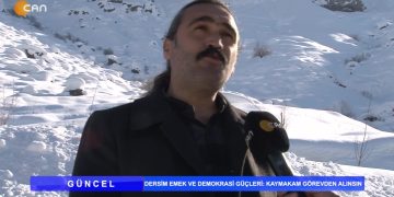 Dersim Emek ve Demokrasi Güçleri: Kaymakam Görevden Alınsın,Güncel