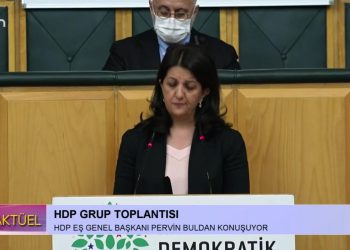 HDP Grup Toplantısı HDP Eş Genel Başkanı Pervin Buldan Konuşuyor