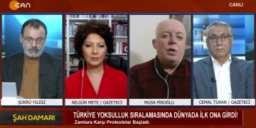 İşid’e Türkiye Şemsiyesi, Türkiye yoksulluk sıralamasında ilk ona girdi, Şükrü Yıldız ile Şah Damarı – Konuk:Musa Piroğlu, Nilgün Mete, Cemal Turan