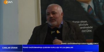 PSAKD Gaziosmanpaşa Şubesinin Kuruluşu ve Çalışmaları – İbrahim Karakaya’nın sunduğu Canlar Divanı programı bugün konukları Hıdır Çam, Halil Serim , Şeref Soyaktaş ve Savaş Kılıçaslan ile birlikte sizlerle..