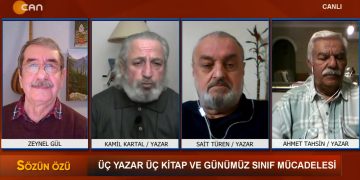 Üç Yazar , Üç Kitap ve günümüz sınıf mücadelesi. Zeynel Gül’ün sunduğu Sözün Özü programı bugün konukları Kamil Kartal , Sait Türen ve Ahmet Tahsin ile birlikte sizlerle…