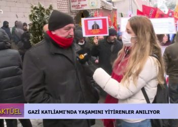 27. yılında Gazi Katliamında yaşamını yitirenler anılıyor – Gazi Mah./İstanbul – 12.03.2022