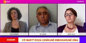 8’ê Marti, roza cenikunê emekdarunê dîna – Hülya Şimşek’in sunduğu Sojasure programının bugünkü konukları Akife konak ve Ali güler ile birlikte sizlerle…- 13.02.2022