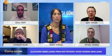 Alevilerin Haber Ajansı Pirha’nın İnternet Sitesi Erişime Engellendi, Rohat Emekçi ile Can’da Gündem. Konuklar: Gani Kaplan, Celal Fırat, Zeynel Odabaş, Cihangir İslam