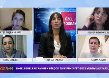 Engellemelere Rağmen İstanbul, Adana, Mersin, Antalya, ve Hatay’da Feminist Gece Yürüyüşü Yapıldı. Rohat Emekçi ile Özel Program. Konuk: Selver Büyükkeleş, Selma Yavuz, Ayşe Büşra Yılmaz, Ebru Dinçel, Sevil Aracı