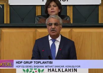 HDP Grup Toplantısı – HDP Eş Genel Başkanı Mithat Sancar Konuşuyor