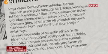 Sabahattin Ali Neden Öldürüldü ?