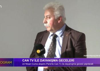 Can Tv ile dayanışma gecelerine çağrı – Özel Program, Paris Pir Sultan Abdal Alevi Dergahı