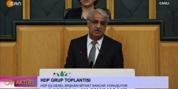 HDP Grup Toplantısı – HDP Eş Genel Başkanı Mithat Sancar Konuşuyor