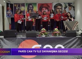 Paris CAN TV ile dayanışma gecesi