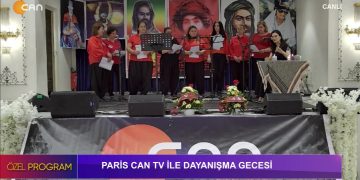 Paris CAN TV ile dayanışma gecesi