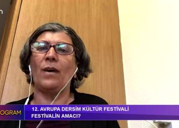 12. Avrupa Dersim Kültür Festivali, Ali Güler ile Özel Program. Konuklar: Songül Çelik, Mehmet Yılmaz, Ayten Şimşir, Nurcan Can..