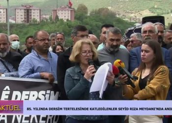 85. Yıldında Dersim Tertelesinde Kadledilenler Seyid Rıza Meydanı’nda Anılıyor…