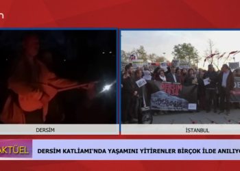 85. Yılında Dersim Katliamında Yaşamını Yitirenler Anılıyor, Dersim ve İstanbul’da Canlı Anılıyor..