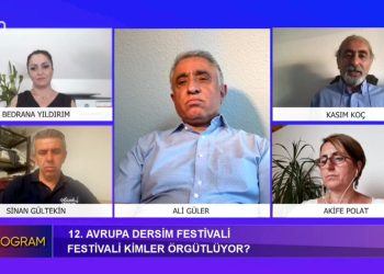 Ali Güler’in Sunduğu Özel Program’da 12. Avrupa Dersim Festivali’ni Konukları Bedrana Yıldırım, Kasım Koç, Sinan Gültekin Ve Akife Polat İle Konuşuyor…