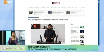 Dilek Odabaş Bakır ile Can’da Bu Sabah’ın 24 Mayıs Salı günü konukları Gazeteci Gençağa Karafazlı Tiyatro sanatçısı Yaşar Gündem