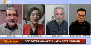Gezi Davası ve 1 Mayıs Eylemleri -Zeynel Gül’ün sunduğu Sözün Özü programının bugünkü konukları Filiz Kerestecioğlu , Çağdaş Gökbel ve Kamil Kartal ile birlikte sizlerle…