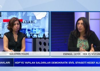 HDP’ye Yapılan Saldırılar Demokratik Sivil Siyaseti Hedef Alıyor, Gülseren Yoleri ile İnsan Hakları. Konuk: Ayşegül Demir Sizlerle..