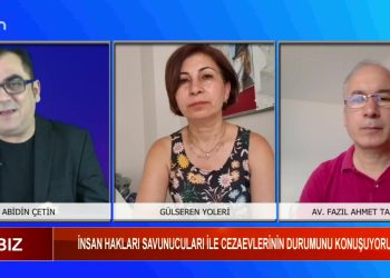 İnsan Hakları savunucuları ile Cezaevlerinin durumunu konuşuyoruz… – Abidin Çetin’in sunduğu Nabız programının bugünkü konukları Gülseren Yoleri ve AV. Fazıl Ahmet Tamer…