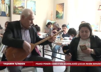 PSAKD Pendik Cemevi’nin düzenlediği çocuk resim sergisi