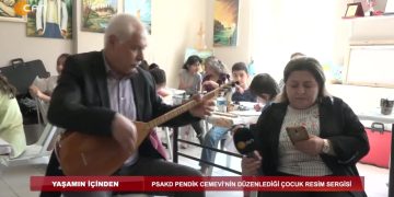 PSAKD Pendik Cemevi’nin düzenlediği çocuk resim sergisi