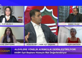 AABK Eşit Genel Başkanı Hüseyin Mat Gündemi değerlendiriyor Gazeteciler Elif Keleş O. , Yeşim Kantekin , Elif Türkyılmaz ve Şükrü Yıldız’ın sunumuyla Özel Program Can TV’de..