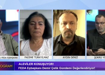 Aleviler Konuşuyor! FEDA Eşbaşkanı Demir Çelik Gündemi Değerlendiriyor! Şükrü Yıldız’ın sunumuyla Özel Program konukları FEDA Eşbaşkanı Demir Çelik , Fadime Türkyılmaz ve Aydın Deniz ile Can Tv’de.