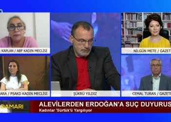 Alevilerden Erdoğan’a suç duyurusu. Alevi örgütlenmesi ve kadın mücadelesi. AKP/MHP iktidarının seçim-savaş hamleleri… Şükrü Yıldız, Nilgün Mete, Cemal Turan, Gülbahar Kaplan ve Rukiye Kara ile Şah Damarı…