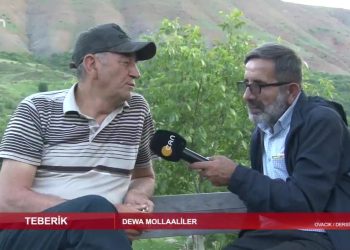 Dewa Mollaaliler. Ali Şeker’in sunumuyla Teberik programı Can Tv’de. Ovacık / Dersim