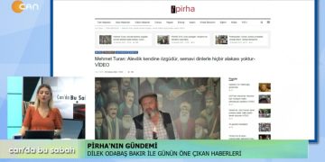 Dilek Odabaş Bakır’ın Sunduüğu Can’da Bu Sabah Programının Konukları -Dicle Fırat Gazeteciler Derneği Eş Başkanı Dicle Müftüoğlu -HDP Pm Üyesi Ve Alevi Msası Sözcüsü Nesmi Aday – İhd Lgbti Komisyon Üyesi Cüneyt Yılmaz Sizlerle…