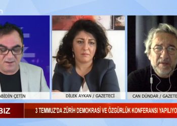 Gazeteciler Can Dündar ve Dilek Aykan ile Gazetecilere yönelik baskılar , Zürich Demokrasi ve Özgürlük Konferansı ve Diğer gündemdekileri konuşuyoruz… Abidin Çetin’in Hazırlayıp sunduğu NABIZ yayında