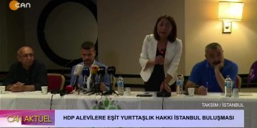 HDP Alevilere Eşit Yurttaşlık Hakkı İstanbul Buluşması – Taksim / İstanbul