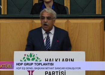 HDP Grup Toplantısı, HDP Eş Genel Başkanı Mithat Sancar Konuşuyor..