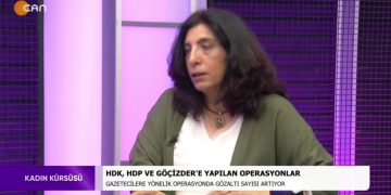 Nergiz Güzel’in Sunduğu Kadın Kürsüsü Programında HDK Eş Sözcüsü Esengül Demir İle DHK,HDP Ve Göçizder’e Yapılan Operasyonlar’ı Konuşuluyor..
