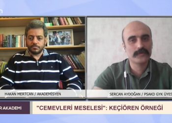 Özgür Akademi ” Cemevleri Meselesi”: Keçigören Örneği… Hakan Mertcan’ın sunduğu Özgür Akademi’nin bugünkü konuğu PSAKD GYK üyesi Sercan Aydoğan.