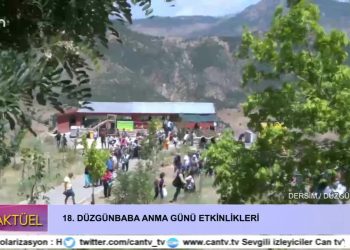 18. Düzgünbaba Anma Günü Etkinlikleri – Dersim – CANLI YAYIN