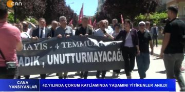 42. Yılında Çorum Katliamında Yaşamını Yitirenler Anıldı. Rohat Emekçi ile Cana Yansıyanlar..