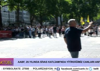 AABF, 29. yılında Sivas Katliamı’nda yitirilen canları Almanya / Köln’de anıyor – CANLI YAYIN