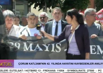 Çorum Katliamı’nın 42. Yılında Hayatını Kaybedenler Çorum’da Anılıyor.